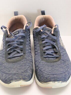Skechers Women's Dual Lite Lite-Weight Athletic Shoes Navy Blue Size 9 SN12753W